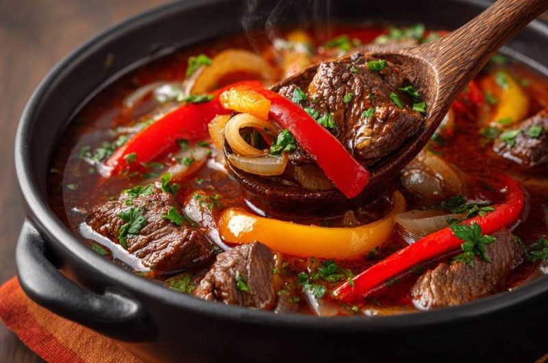 Hearty Beef Pepper Stew