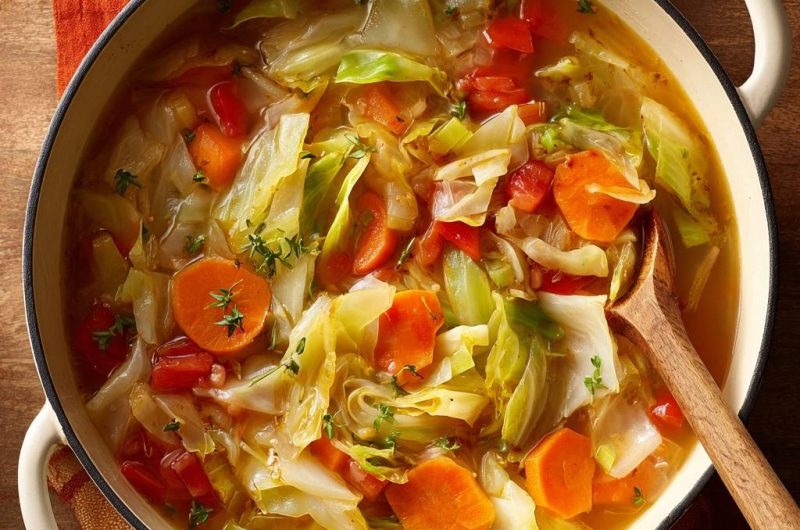 Hearty Cabbage Vegetable Soup