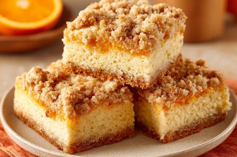 Orange Marmalade Crumb Cake