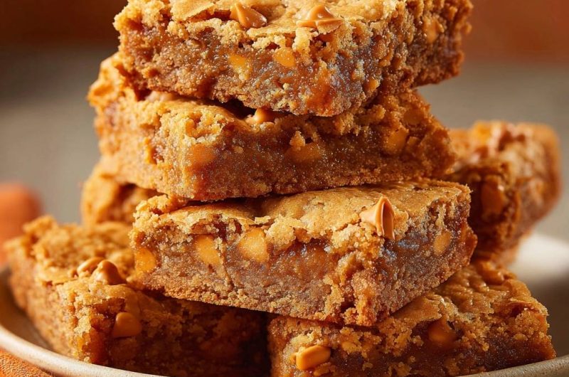 Peanut Butter Cup Blondies