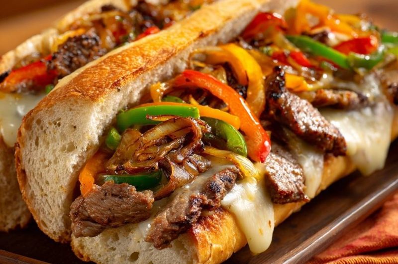 Philly Cheesesteak Hoagies