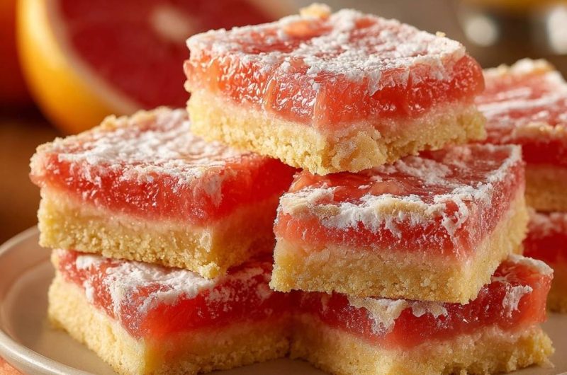 Pink Grapefruit Bars
