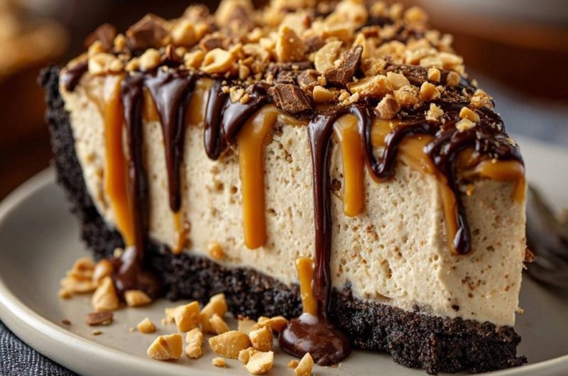 Snickers Peanut Butter Cheesecake