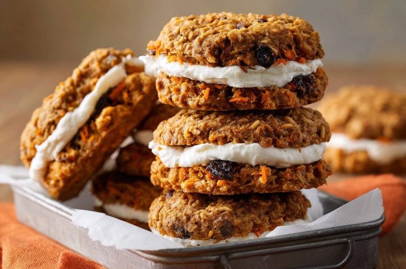 Carrot Oatmeal Whoopie Pies