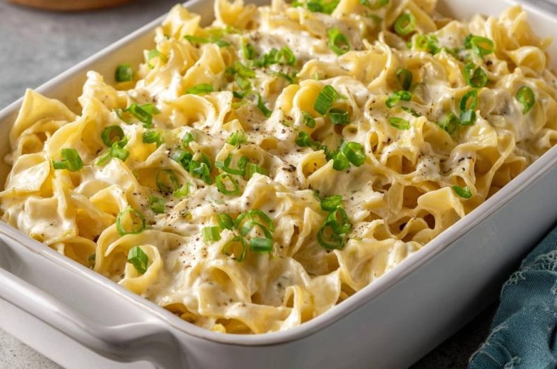 Creamy Baked Egg Noodles