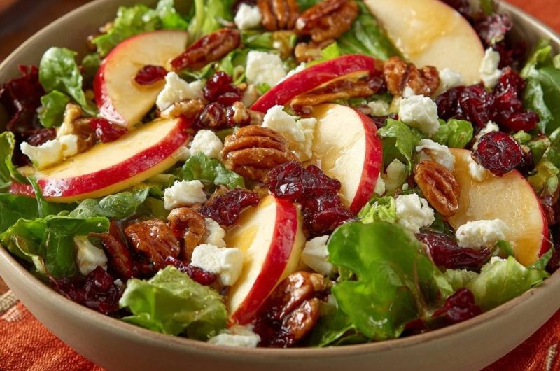 Apple Pecan Feta Salad