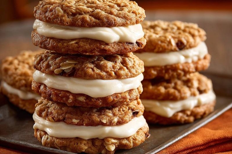 Oatmeal Creme Pie Sandwiches