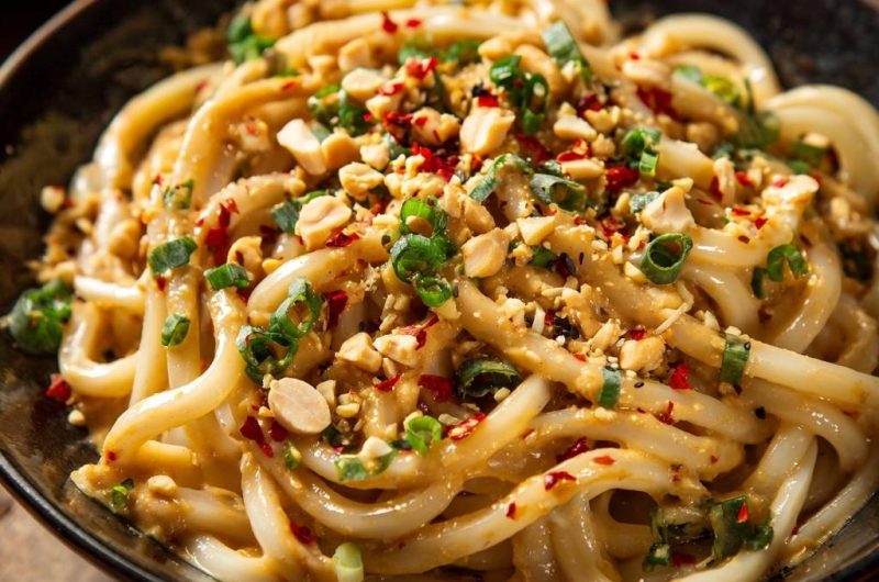 Spicy Peanut Udon