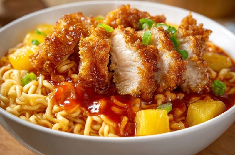Pineapple Fried Chicken Ramen