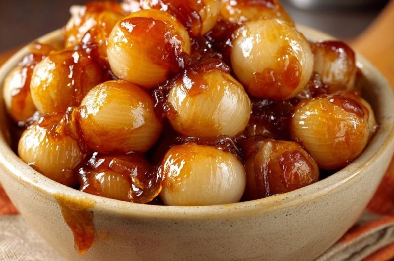 Balsamic Glazed Pearl Onions