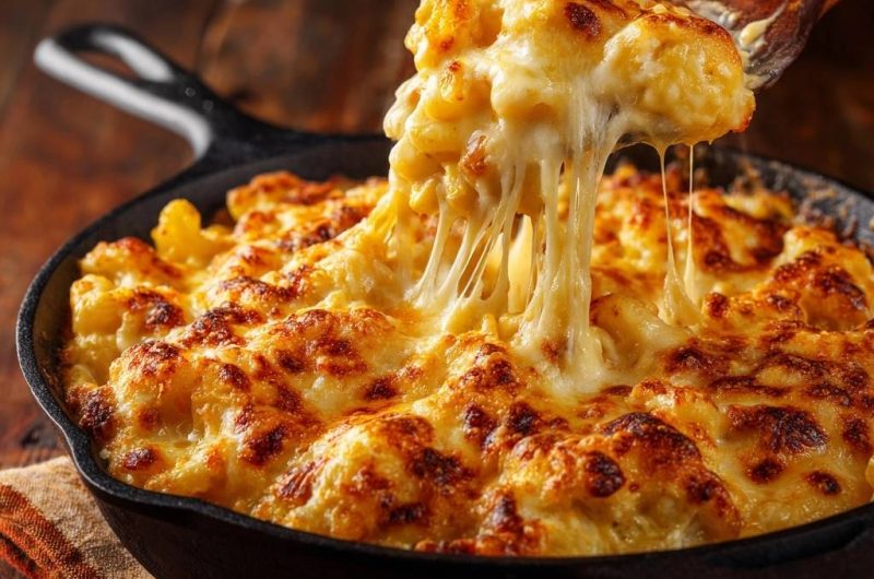 Cast Iron Skillet Mac and Cheese