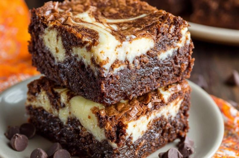 Cheesecake Swirl Brownies