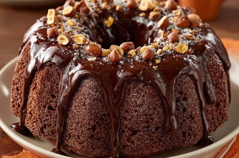 Chocolate Hazelnut Bundt Cake
