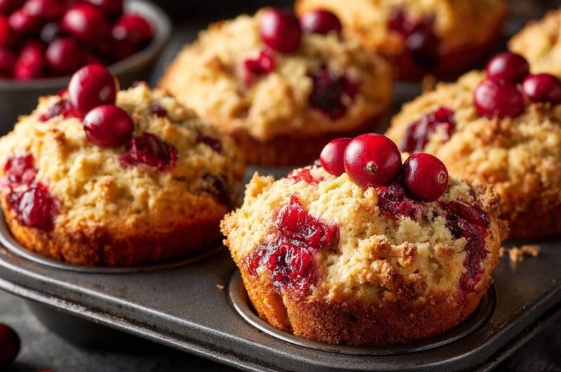 Cranberry Streusel Muffins