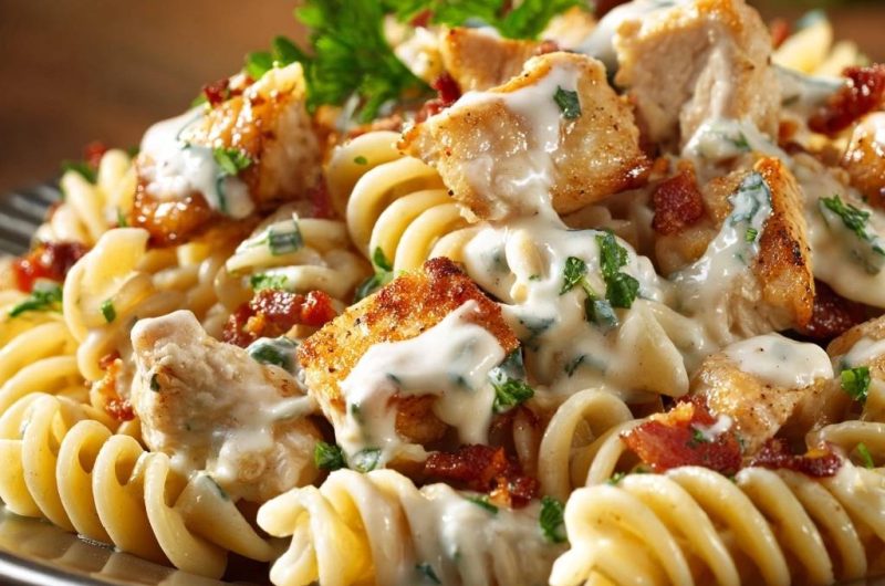 Creamy Chicken Bacon Rotini