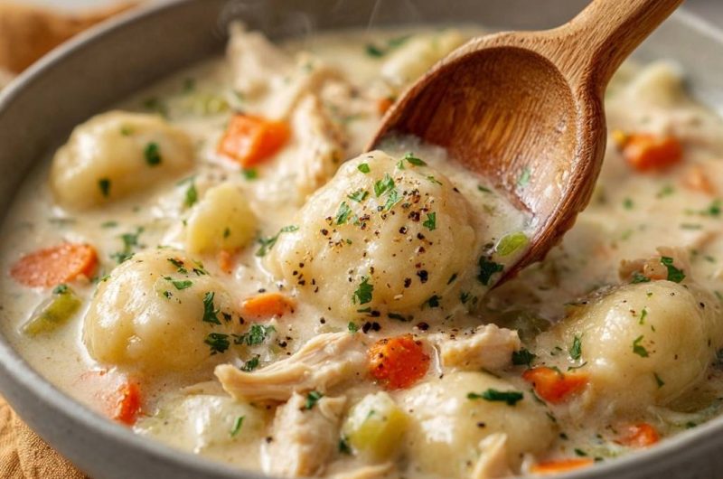 Creamy Chicken and Dumplings