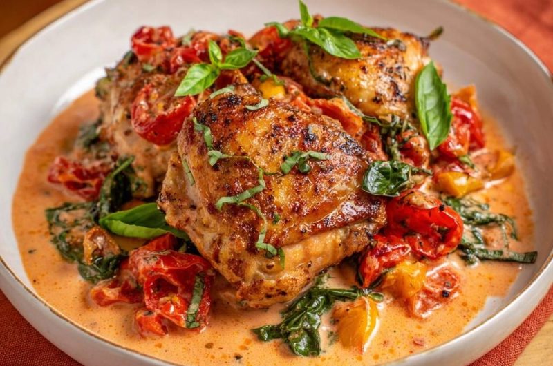 Creamy Sun-Dried Tomato Chicken Thighs