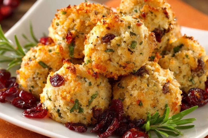Crispy Cranberry Goat Cheese Balls