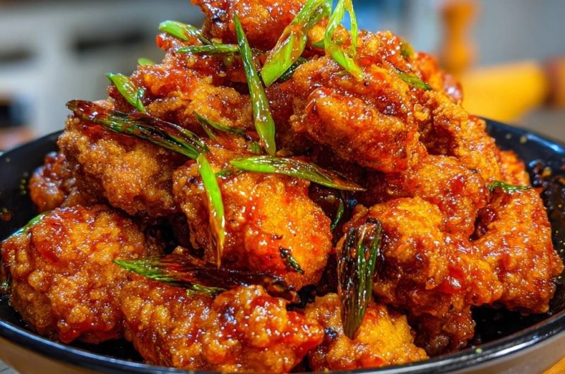 Crispy Gochujang Chicken Bites