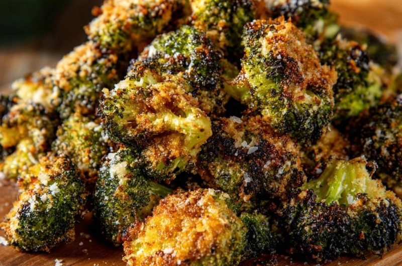 Crispy Panko Parmesan Broccoli