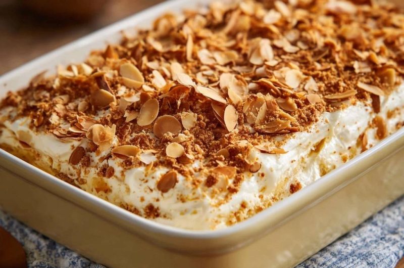 Dreamy Toasted Almond Cake