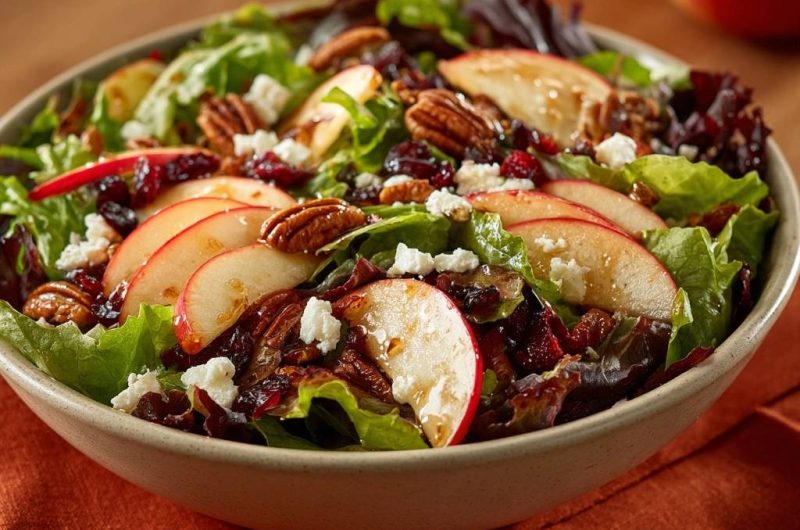 Glazed Apple Pecan Salad
