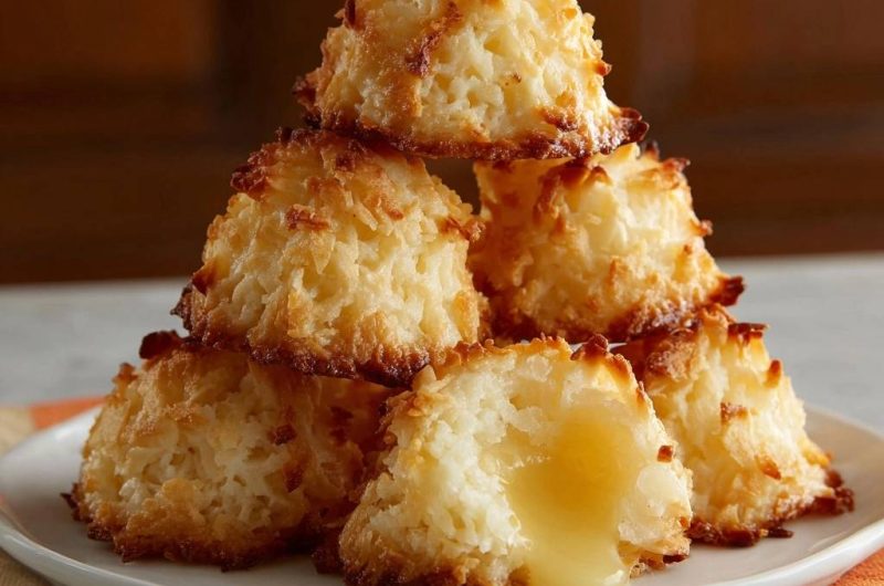 Gooey Lemon Coconut Macaroons
