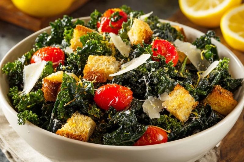 Lemon Parmesan Kale Salad
