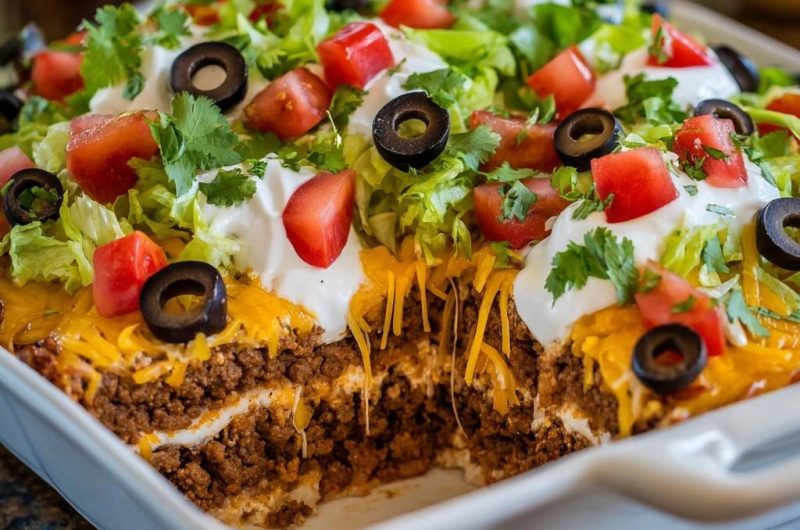 Loaded Taco Casserole