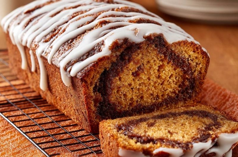 Pumpkin Cinnamon Swirl Bread