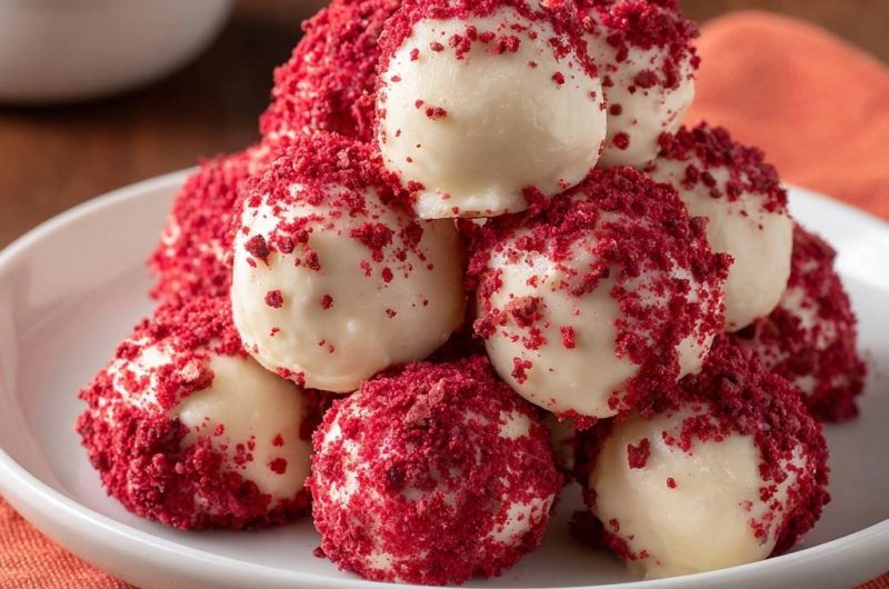 Red Velvet Cake Balls