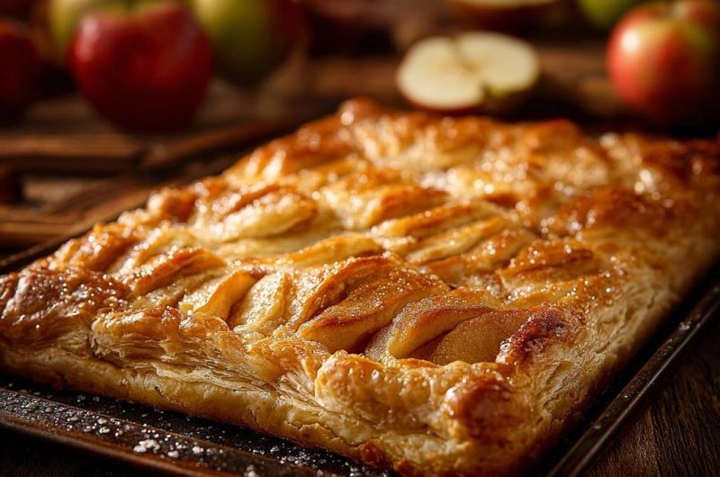 Rustic Apple Slab Tart