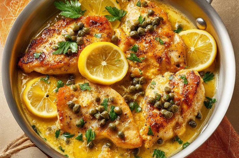 Skillet Lemon Chicken Piccata
