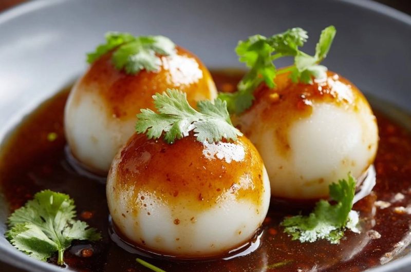 Soy Glazed Ramen Eggs