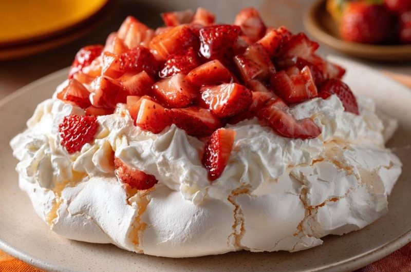 Strawberry Pavlova