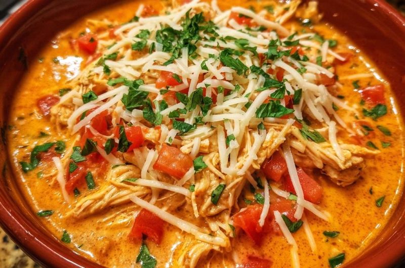 Ultra Creamy Tomato Chicken Soup