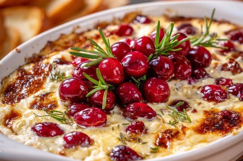 Cranberry Rosemary Baked Brie