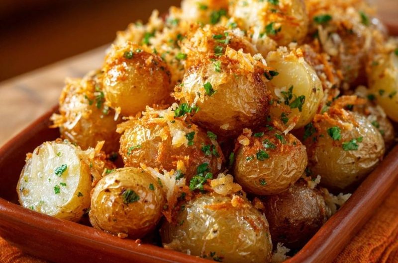 Crispy Coconut Baby Potatoes