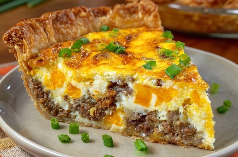Pumpkin Sausage Quiche