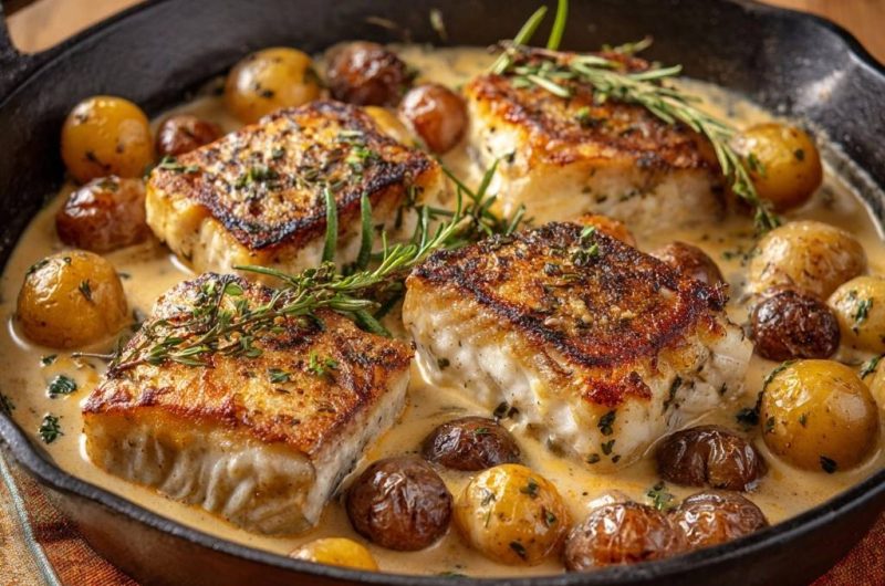 Skillet-Seared Cod