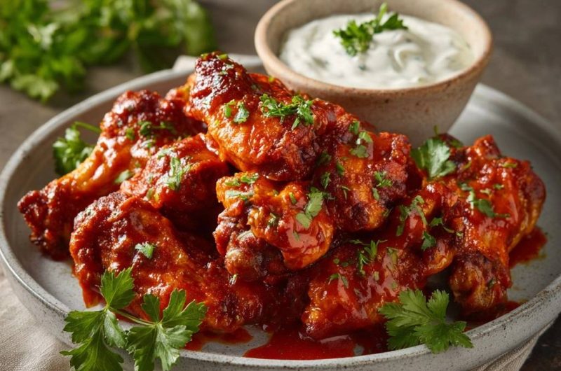 Baked Buffalo Wings