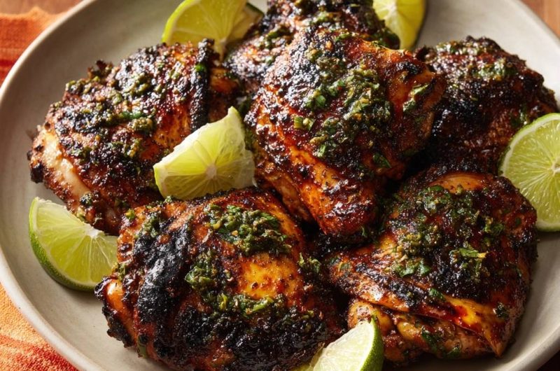 Charred Cilantro-Lime Chicken Thighs