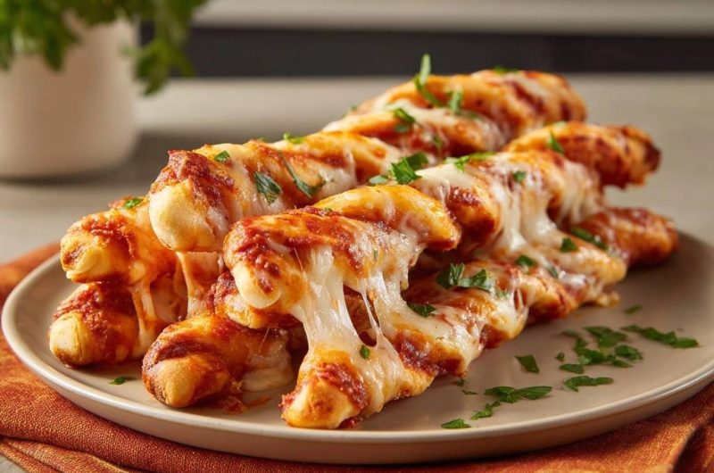 Cheesy Marinara Twists