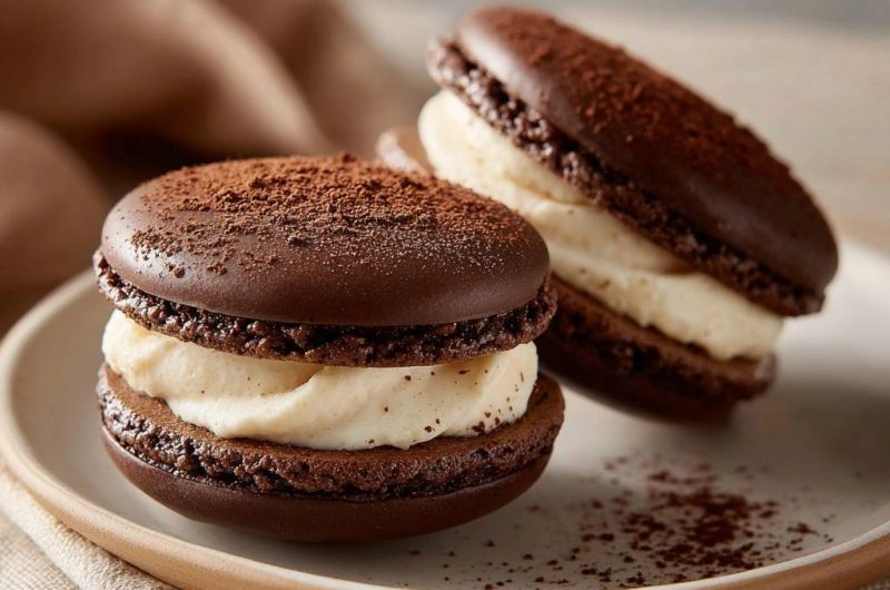Chocolate Macarons