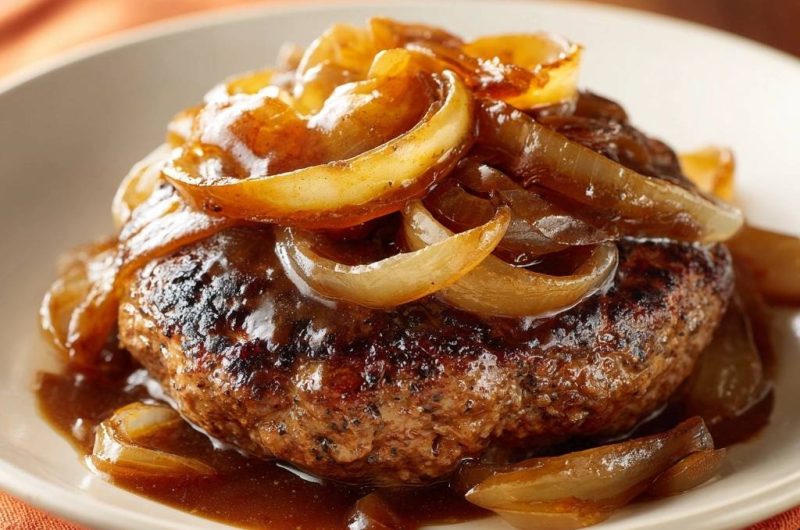 Classic Salisbury Steak with Onion Gravy