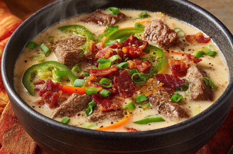 Creamy Beef Jalapeño Chowder