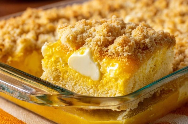 Creamy Lemon Streusel Bars