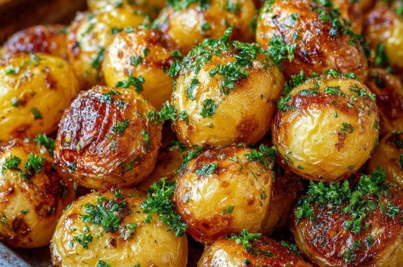 Crispy Butter Baby Potatoes