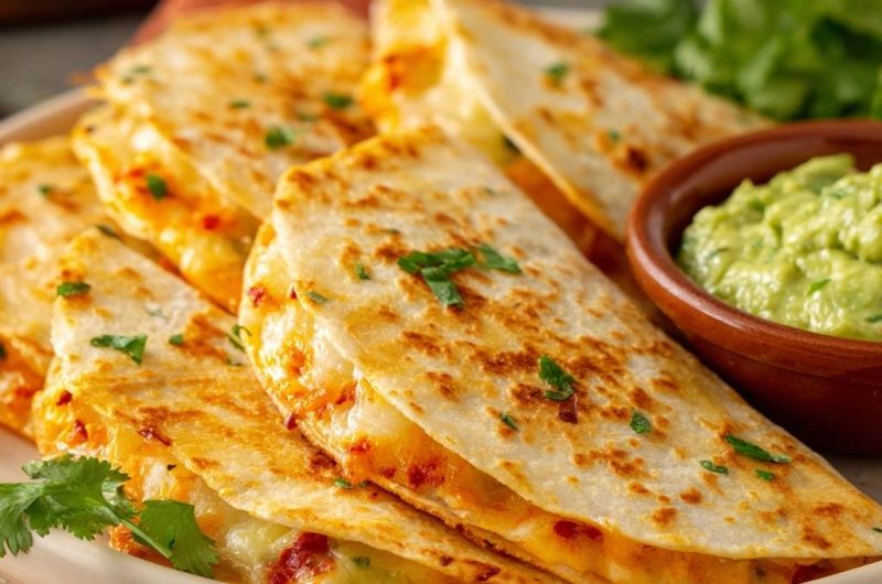 Crispy Cheesy Quesadillas