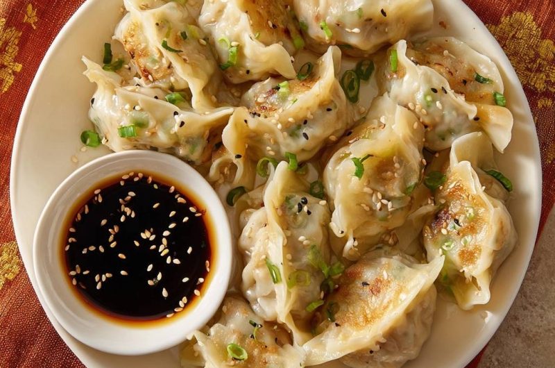 Crispy Pan-Fried Scallion Dumplings